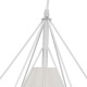 GLOBOSTAR® KAIRI 01619 Μοντέρνο Κρεμαστό Φωτιστικό Οροφής με Ντουί 1 x E27 AC 220-240V IP20 - Λευκό - Μ38 x Π38 x Υ39cm GLOBOSTAR® KAIRI 01619 Μοντέρνο Κρεμαστό Φωτιστικό Οροφής με Ντουί 1 x E27 AC 220-240V IP20 - Λευκό - Μ38 x Π38 x Υ39cm