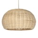 GLOBOSTAR® DE LA MER 01624 Boho Κρεμαστό Φωτιστικό Οροφής με Ντουί 3 x E27 AC 220-240V IP20 - Μπεζ - Μ45 x Π45 x Υ24cm