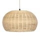 GLOBOSTAR® DE LA MER 01624 Boho Κρεμαστό Φωτιστικό Οροφής με Ντουί 3 x E27 AC 220-240V IP20 - Μπεζ - Μ45 x Π45 x Υ24cm