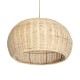 GLOBOSTAR® DE LA MER 01624 Boho Κρεμαστό Φωτιστικό Οροφής με Ντουί 3 x E27 AC 220-240V IP20 - Μπεζ - Μ45 x Π45 x Υ24cm