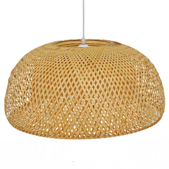 GLOBOSTAR® SAN TROPEZ 01627 Boho Κρεμαστό Φωτιστικό Οροφής με Ντουί 1 x E27 AC 220-240V IP20 - Μπεζ - Μ60 x Π60 x Υ29cm GLOBOSTAR® SAN TROPEZ 01627 Boho Κρεμαστό Φωτιστικό Οροφής με Ντουί 1 x E27 AC 220-240V IP20 - Μπεζ - Μ60 x Π60 x Υ29cm