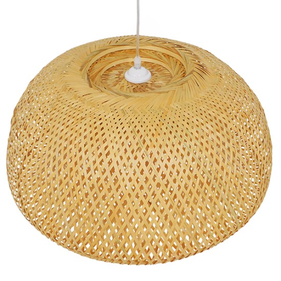 GLOBOSTAR® SAN TROPEZ 01627 Boho Κρεμαστό Φωτιστικό Οροφής με Ντουί 1 x E27 AC 220-240V IP20 - Μπεζ - Μ60 x Π60 x Υ29cm GLOBOSTAR® SAN TROPEZ 01627 Boho Κρεμαστό Φωτιστικό Οροφής με Ντουί 1 x E27 AC 220-240V IP20 - Μπεζ - Μ60 x Π60 x Υ29cm