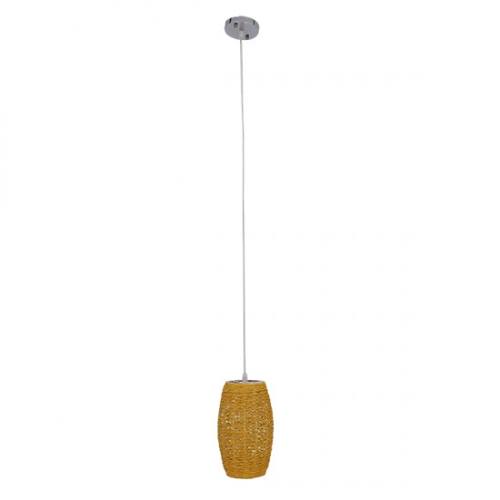 GLOBOSTAR® INCASS 01631 Vintage Κρεμαστό Φωτιστικό Οροφής με Ντουί 1 x E27 AC 220-240V IP20 - Μπεζ - Μ15 x Π15 x Υ25cm GLOBOSTAR® INCASS 01631 Vintage Κρεμαστό Φωτιστικό Οροφής με Ντουί 1 x E27 AC 220-240V IP20 - Μπεζ - Μ15 x Π15 x Υ25cm