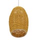 GLOBOSTAR® INCASS 01631 Vintage Κρεμαστό Φωτιστικό Οροφής με Ντουί 1 x E27 AC 220-240V IP20 - Μπεζ - Μ15 x Π15 x Υ25cm GLOBOSTAR® INCASS 01631 Vintage Κρεμαστό Φωτιστικό Οροφής με Ντουί 1 x E27 AC 220-240V IP20 - Μπεζ - Μ15 x Π15 x Υ25cm