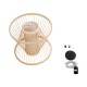 GLOBOSTAR® HIBISCUS 01632 Boho Κρεμαστό Φωτιστικό Οροφής με Ντουί 1 x E27 AC 220-240V IP20 - Μπεζ - Μ35 x Π35 x Y30cm GLOBOSTAR® HIBISCUS 01632 Boho Κρεμαστό Φωτιστικό Οροφής με Ντουί 1 x E27 AC 220-240V IP20 - Μπεζ - Μ35 x Π35 x Y30cm
