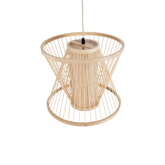 GLOBOSTAR® HIBISCUS 01632 Boho Κρεμαστό Φωτιστικό Οροφής με Ντουί 1 x E27 AC 220-240V IP20 - Μπεζ - Μ35 x Π35 x Y30cm GLOBOSTAR® HIBISCUS 01632 Boho Κρεμαστό Φωτιστικό Οροφής με Ντουί 1 x E27 AC 220-240V IP20 - Μπεζ - Μ35 x Π35 x Y30cm