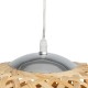 GLOBOSTAR® MANGEA 01634 Boho Κρεμαστό Φωτιστικό Οροφής με Ντουί 1 x E27 AC 220-240V IP20 - Μπεζ - Μ33 x Π33 x Υ27cm