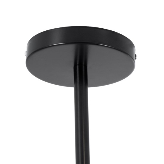 GLOBOSTAR® SENTINEL 01636 Μοντέρνο Φωτιστικό Οροφής με Ντουί 10 x E27 AC 220-240V IP20 - Μαύρο & Διάφανο - Μ105 x Π80 x Υ90cm GLOBOSTAR® SENTINEL 01636 Μοντέρνο Φωτιστικό Οροφής με Ντουί 10 x E27 AC 220-240V IP20 - Μαύρο & Διάφανο - Μ105 x Π80 x Υ90cm