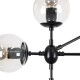 GLOBOSTAR® SENTINEL 01636 Μοντέρνο Φωτιστικό Οροφής με Ντουί 10 x E27 AC 220-240V IP20 - Μαύρο & Διάφανο - Μ105 x Π80 x Υ90cm GLOBOSTAR® SENTINEL 01636 Μοντέρνο Φωτιστικό Οροφής με Ντουί 10 x E27 AC 220-240V IP20 - Μαύρο & Διάφανο - Μ105 x Π80 x Υ90cm