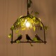 GLOBOSTAR® NEST 01640 Vintage Κρεμαστό Φωτιστικό Οροφής με Ντουί 1 x E27 AC 220-240V IP20 - Μαύρο & Πράσινο - Μ48 x Π38 x Υ40cm GLOBOSTAR® NEST 01640 Vintage Κρεμαστό Φωτιστικό Οροφής με Ντουί 1 x E27 AC 220-240V IP20 - Μαύρο & Πράσινο - Μ48 x Π38 x Υ40cm