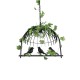 GLOBOSTAR® NEST 01640 Vintage Κρεμαστό Φωτιστικό Οροφής με Ντουί 1 x E27 AC 220-240V IP20 - Μαύρο & Πράσινο - Μ48 x Π38 x Υ40cm GLOBOSTAR® NEST 01640 Vintage Κρεμαστό Φωτιστικό Οροφής με Ντουί 1 x E27 AC 220-240V IP20 - Μαύρο & Πράσινο - Μ48 x Π38 x Υ40cm