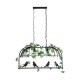 GLOBOSTAR® NEST 01643 Vintage Κρεμαστό Φωτιστικό Οροφής με Ντουί 2 x E27 AC 220-240V IP20 - Μαύρο & Πράσινο - Μ76 x Π36 x Y37cm GLOBOSTAR® NEST 01643 Vintage Κρεμαστό Φωτιστικό Οροφής με Ντουί 2 x E27 AC 220-240V IP20 - Μαύρο & Πράσινο - Μ76 x Π36 x Y37cm