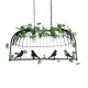 GLOBOSTAR® NEST 01643 Vintage Κρεμαστό Φωτιστικό Οροφής με Ντουί 2 x E27 AC 220-240V IP20 - Μαύρο & Πράσινο - Μ76 x Π36 x Y37cm GLOBOSTAR® NEST 01643 Vintage Κρεμαστό Φωτιστικό Οροφής με Ντουί 2 x E27 AC 220-240V IP20 - Μαύρο & Πράσινο - Μ76 x Π36 x Y37cm