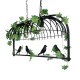 GLOBOSTAR® NEST 01643 Vintage Κρεμαστό Φωτιστικό Οροφής με Ντουί 2 x E27 AC 220-240V IP20 - Μαύρο & Πράσινο - Μ76 x Π36 x Y37cm GLOBOSTAR® NEST 01643 Vintage Κρεμαστό Φωτιστικό Οροφής με Ντουί 2 x E27 AC 220-240V IP20 - Μαύρο & Πράσινο - Μ76 x Π36 x Y37cm