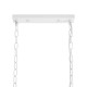 GLOBOSTAR® NEST 01644 Vintage Κρεμαστό Φωτιστικό Οροφής με Ντουί 2 x E27 AC 220-240V IP20 - Λευκό & Πράσινο - Μ73.6 x Π37.5 x Y38cm