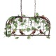 GLOBOSTAR® NEST 01645 Vintage Κρεμαστό Φωτιστικό Οροφής με Ντουί 2 x E27 AC 220-240V IP20 - Χάλκινο & Πράσινο - Μ76 x Π36 x Y37cm GLOBOSTAR® NEST 01645 Vintage Κρεμαστό Φωτιστικό Οροφής με Ντουί 2 x E27 AC 220-240V IP20 - Χάλκινο & Πράσινο - Μ76 x Π36 x Y37cm