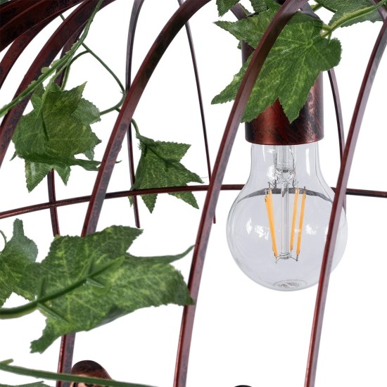 GLOBOSTAR® NEST 01645 Vintage Κρεμαστό Φωτιστικό Οροφής με Ντουί 2 x E27 AC 220-240V IP20 - Χάλκινο & Πράσινο - Μ76 x Π36 x Y37cm GLOBOSTAR® NEST 01645 Vintage Κρεμαστό Φωτιστικό Οροφής με Ντουί 2 x E27 AC 220-240V IP20 - Χάλκινο & Πράσινο - Μ76 x Π36 x Y37cm