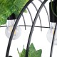 GLOBOSTAR® NEST 01646 Vintage Κρεμαστό Φωτιστικό Οροφής με Ντουί 3 x E27 AC 220-240V IP20 - Μαύρο & Πράσινο - Μ86 x Π38 x Y37cm
