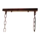 GLOBOSTAR® NEST 01648 Vintage Κρεμαστό Φωτιστικό Οροφής με Ντουί 3 x E27 AC 220-240V IP20 - Χάλκινο & Πράσινο - Μ86 x Π37 x Y40cm