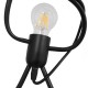 GLOBOSTAR® LITTLE MAN 01655 Μοντέρνο Κρεμαστό Φωτιστικό Οροφής με Ντουί 3 x E27 AC 220-240V IP20 - Μαύρο - Μ45 x Π45 x Υ40cm GLOBOSTAR® LITTLE MAN 01655 Μοντέρνο Κρεμαστό Φωτιστικό Οροφής με Ντουί 3 x E27 AC 220-240V IP20 - Μαύρο - Μ45 x Π45 x Υ40cm