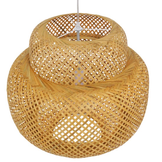 GLOBOSTAR® MALDIVES 01657 Boho Κρεμαστό Φωτιστικό Οροφής με Ντουί 1 x E27 AC 220-240V IP20 - Μπεζ - Μ50 x Π50 x Υ50m GLOBOSTAR® MALDIVES 01657 Boho Κρεμαστό Φωτιστικό Οροφής με Ντουί 1 x E27 AC 220-240V IP20 - Μπεζ - Μ50 x Π50 x Υ50m
