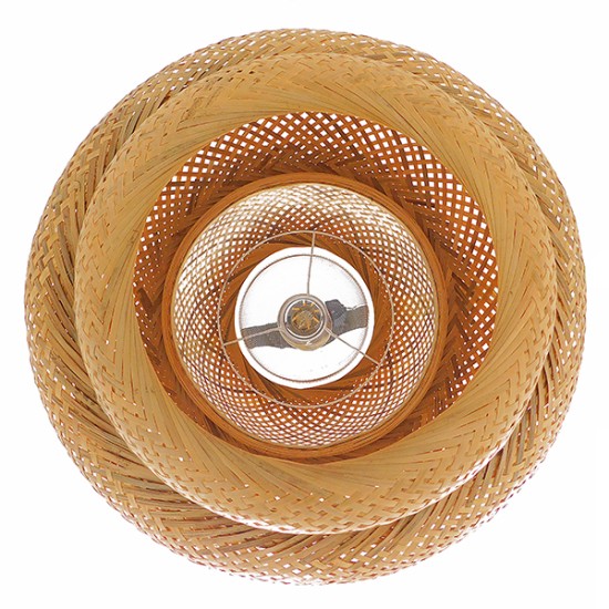 GLOBOSTAR® MALDIVES 01657 Boho Κρεμαστό Φωτιστικό Οροφής με Ντουί 1 x E27 AC 220-240V IP20 - Μπεζ - Μ50 x Π50 x Υ50m GLOBOSTAR® MALDIVES 01657 Boho Κρεμαστό Φωτιστικό Οροφής με Ντουί 1 x E27 AC 220-240V IP20 - Μπεζ - Μ50 x Π50 x Υ50m