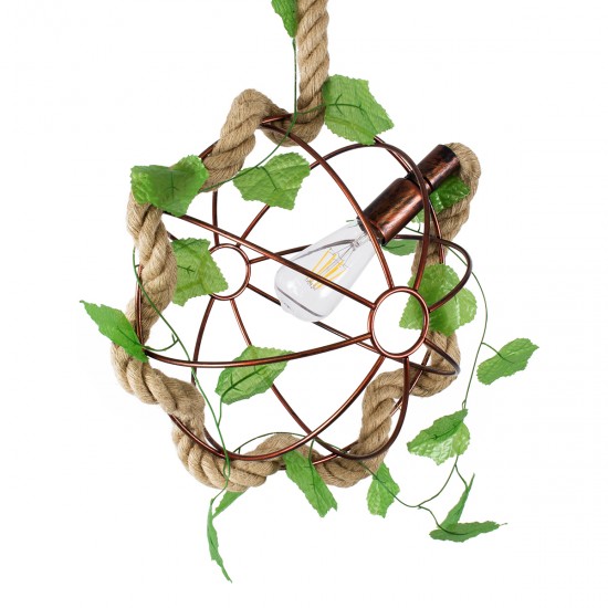 GLOBOSTAR® BRADLEY 01660 Vintage Κρεμαστό Φωτιστικό Οροφής με Ντουί 1 x E27 AC 220-240V IP20 - Πολύχρωμο - Μ33 x Π33 x Y33cm GLOBOSTAR® BRADLEY 01660 Vintage Κρεμαστό Φωτιστικό Οροφής με Ντουί 1 x E27 AC 220-240V IP20 - Πολύχρωμο - Μ33 x Π33 x Y33cm