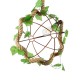 GLOBOSTAR® BRADLEY 01661 Vintage Κρεμαστό Φωτιστικό Οροφής με Ντουί 1 x E27 AC 220-240V IP20 - Πολύχρωμο - Μ42 x Π42 x Y42cm