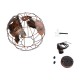 GLOBOSTAR® EARTH 01662 Vintage Κρεμαστό Φωτιστικό Οροφής με Ντουί 1 x E27 AC 220-240V IP20 - Χάλκινο - Μ30 x Π30 x Y30cm