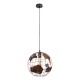 GLOBOSTAR® EARTH 01662 Vintage Κρεμαστό Φωτιστικό Οροφής με Ντουί 1 x E27 AC 220-240V IP20 - Χάλκινο - Μ30 x Π30 x Y30cm