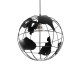 GLOBOSTAR® EARTH 01663 Vintage Κρεμαστό Φωτιστικό Οροφής με Ντουί 1 x E27 AC 220-240V IP20 - Μαύρο - Μ40 x Π40 x Υ38cm GLOBOSTAR® EARTH 01663 Vintage Κρεμαστό Φωτιστικό Οροφής με Ντουί 1 x E27 AC 220-240V IP20 - Μαύρο - Μ40 x Π40 x Υ38cm