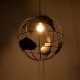 GLOBOSTAR® EARTH 01663 Vintage Κρεμαστό Φωτιστικό Οροφής με Ντουί 1 x E27 AC 220-240V IP20 - Μαύρο - Μ40 x Π40 x Υ38cm GLOBOSTAR® EARTH 01663 Vintage Κρεμαστό Φωτιστικό Οροφής με Ντουί 1 x E27 AC 220-240V IP20 - Μαύρο - Μ40 x Π40 x Υ38cm