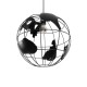 GLOBOSTAR® EARTH 01663 Vintage Κρεμαστό Φωτιστικό Οροφής με Ντουί 1 x E27 AC 220-240V IP20 - Μαύρο - Μ40 x Π40 x Υ38cm GLOBOSTAR® EARTH 01663 Vintage Κρεμαστό Φωτιστικό Οροφής με Ντουί 1 x E27 AC 220-240V IP20 - Μαύρο - Μ40 x Π40 x Υ38cm