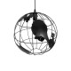 GLOBOSTAR® EARTH 01663 Vintage Κρεμαστό Φωτιστικό Οροφής με Ντουί 1 x E27 AC 220-240V IP20 - Μαύρο - Μ40 x Π40 x Υ38cm GLOBOSTAR® EARTH 01663 Vintage Κρεμαστό Φωτιστικό Οροφής με Ντουί 1 x E27 AC 220-240V IP20 - Μαύρο - Μ40 x Π40 x Υ38cm