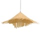 GLOBOSTAR® RICEHAT 01666 Boho Κρεμαστό Φωτιστικό Οροφής με Ντουί 1 x E27 AC 220-240V IP20 - Μπεζ - Μ70 x Π70 x Y25cm GLOBOSTAR® RICEHAT 01666 Boho Κρεμαστό Φωτιστικό Οροφής με Ντουί 1 x E27 AC 220-240V IP20 - Μπεζ - Μ70 x Π70 x Y25cm