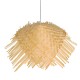 GLOBOSTAR® RICEHAT 01666 Boho Κρεμαστό Φωτιστικό Οροφής με Ντουί 1 x E27 AC 220-240V IP20 - Μπεζ - Μ70 x Π70 x Y25cm GLOBOSTAR® RICEHAT 01666 Boho Κρεμαστό Φωτιστικό Οροφής με Ντουί 1 x E27 AC 220-240V IP20 - Μπεζ - Μ70 x Π70 x Y25cm