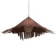 GLOBOSTAR® RICEHAT 01667 Boho Κρεμαστό Φωτιστικό Οροφής με Ντουί 1 x E27 AC 220-240V IP20 - Καφέ - Μ70 x Π70 x Y25cm GLOBOSTAR® RICEHAT 01667 Boho Κρεμαστό Φωτιστικό Οροφής με Ντουί 1 x E27 AC 220-240V IP20 - Καφέ - Μ70 x Π70 x Y25cm