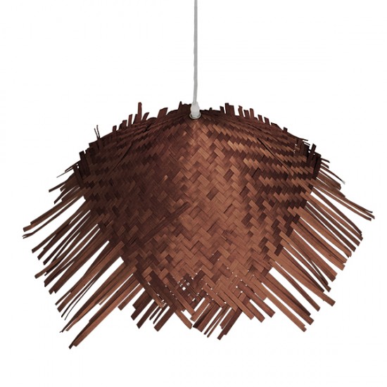 GLOBOSTAR® RICEHAT 01667 Boho Κρεμαστό Φωτιστικό Οροφής με Ντουί 1 x E27 AC 220-240V IP20 - Καφέ - Μ70 x Π70 x Y25cm GLOBOSTAR® RICEHAT 01667 Boho Κρεμαστό Φωτιστικό Οροφής με Ντουί 1 x E27 AC 220-240V IP20 - Καφέ - Μ70 x Π70 x Y25cm