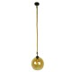 GLOBOSTAR® LENHAM 01668 Μοντέρνο Κρεμαστό Φωτιστικό Οροφής με Ντουί 1 x E27 AC 220-240V IP20 - Μπεζ & Μελί - Μ25 x Π25 x Y25cm GLOBOSTAR® LENHAM 01668 Μοντέρνο Κρεμαστό Φωτιστικό Οροφής με Ντουί 1 x E27 AC 220-240V IP20 - Μπεζ & Μελί - Μ25 x Π25 x Y25cm