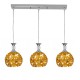 GLOBOSTAR® BOUQUET 01671 Μοντέρνο Κρεμαστό Φωτιστικό Οροφής με Ντουί 3 x E27 AC 220-240V IP20 - Πολύχρωμο - Μ64 x Π18 x Υ24cm GLOBOSTAR® BOUQUET 01671 Μοντέρνο Κρεμαστό Φωτιστικό Οροφής με Ντουί 3 x E27 AC 220-240V IP20 - Πολύχρωμο - Μ64 x Π18 x Υ24cm