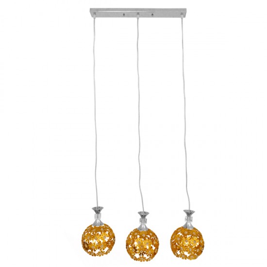 GLOBOSTAR® BOUQUET 01671 Μοντέρνο Κρεμαστό Φωτιστικό Οροφής με Ντουί 3 x E27 AC 220-240V IP20 - Πολύχρωμο - Μ64 x Π18 x Υ24cm GLOBOSTAR® BOUQUET 01671 Μοντέρνο Κρεμαστό Φωτιστικό Οροφής με Ντουί 3 x E27 AC 220-240V IP20 - Πολύχρωμο - Μ64 x Π18 x Υ24cm