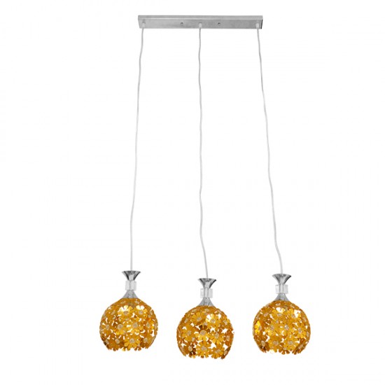 GLOBOSTAR® BOUQUET 01671 Μοντέρνο Κρεμαστό Φωτιστικό Οροφής με Ντουί 3 x E27 AC 220-240V IP20 - Πολύχρωμο - Μ64 x Π18 x Υ24cm GLOBOSTAR® BOUQUET 01671 Μοντέρνο Κρεμαστό Φωτιστικό Οροφής με Ντουί 3 x E27 AC 220-240V IP20 - Πολύχρωμο - Μ64 x Π18 x Υ24cm