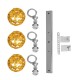 GLOBOSTAR® BOUQUET 01671 Μοντέρνο Κρεμαστό Φωτιστικό Οροφής με Ντουί 3 x E27 AC 220-240V IP20 - Πολύχρωμο - Μ64 x Π18 x Υ24cm GLOBOSTAR® BOUQUET 01671 Μοντέρνο Κρεμαστό Φωτιστικό Οροφής με Ντουί 3 x E27 AC 220-240V IP20 - Πολύχρωμο - Μ64 x Π18 x Υ24cm
