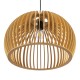 GLOBOSTAR® SCANDINAVIA 01699 Boho Κρεμαστό Φωτιστικό Οροφής με Ντουί 1 x E27 AC 220-240V IP20 - Μπεζ - Μ44 x Π44 x Υ28cm