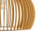 GLOBOSTAR® SCANDINAVIA 01699 Boho Κρεμαστό Φωτιστικό Οροφής με Ντουί 1 x E27 AC 220-240V IP20 - Μπεζ - Μ44 x Π44 x Υ28cm