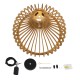 GLOBOSTAR® SCANDINAVIA 01701 Boho Κρεμαστό Φωτιστικό Οροφής με Ντουί 1 x E27 AC 220-240V IP20 - Μπεζ - Μ45 x Π45 x Υ45cm GLOBOSTAR® SCANDINAVIA 01701 Boho Κρεμαστό Φωτιστικό Οροφής με Ντουί 1 x E27 AC 220-240V IP20 - Μπεζ - Μ45 x Π45 x Υ45cm