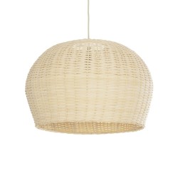 GLOBOSTAR® BERMUDA 01709 Boho Κρεμαστό Φωτιστικό Οροφής με Ντουί 1 x E27 AC 220-240V IP20 - Μπεζ - Μ55 x Π55 x Y26cm