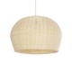 GLOBOSTAR® BERMUDA 01709 Boho Κρεμαστό Φωτιστικό Οροφής με Ντουί 1 x E27 AC 220-240V IP20 - Μπεζ - Μ55 x Π55 x Y26cm