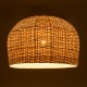 GLOBOSTAR® BERMUDA 01709 Boho Κρεμαστό Φωτιστικό Οροφής με Ντουί 1 x E27 AC 220-240V IP20 - Μπεζ - Μ55 x Π55 x Y26cm