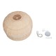 GLOBOSTAR® BERMUDA 01709 Boho Κρεμαστό Φωτιστικό Οροφής με Ντουί 1 x E27 AC 220-240V IP20 - Μπεζ - Μ55 x Π55 x Y26cm